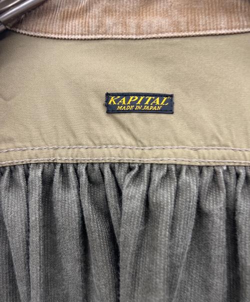 KAPITAL（キャピタル）KAPITAL (キャピタル) コーデュロイジャケット オリーブ×ベージュ サイズ:1の古着・服飾アイテム