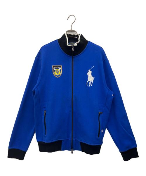 POLO RALPH LAUREN（ポロ・ラルフローレン）POLO RALPH LAUREN (ポロ・ラルフローレン) ジップアップジャケット ブルー サイズ:Lの古着・服飾アイテム