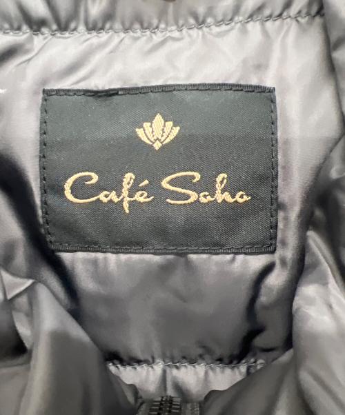 CAFE SOHO（カフェ・ソーホー）CAFE SOHO (カフェ・ソーホー) ダウンジャケット ネイビー サイズ:Mの古着・服飾アイテム