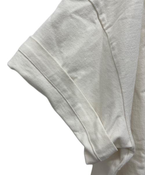 JIL SANDER（ジルサンダー）JIL SANDER (ジルサンダー) 半袖カットソー ホワイト×ブラック サイズ:Mの古着・服飾アイテム