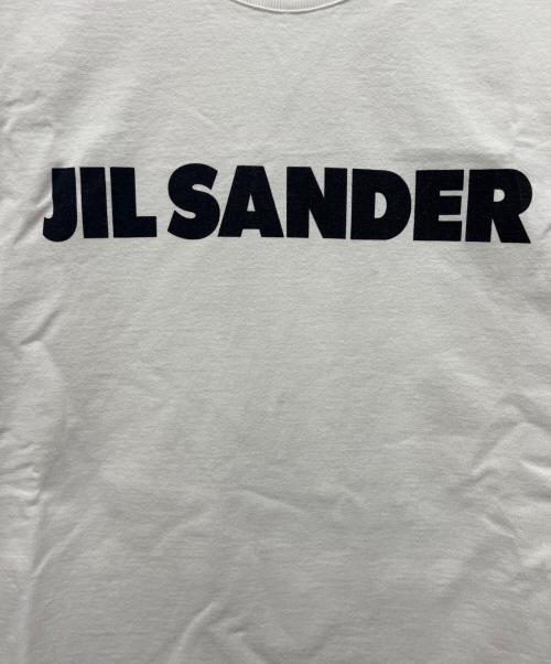 JIL SANDER（ジルサンダー）JIL SANDER (ジルサンダー) 半袖カットソー ホワイト×ブラック サイズ:Mの古着・服飾アイテム