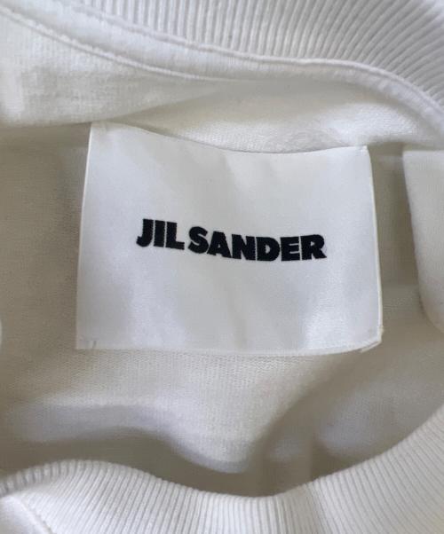 JIL SANDER（ジルサンダー）JIL SANDER (ジルサンダー) 半袖カットソー ホワイト×ブラック サイズ:Mの古着・服飾アイテム