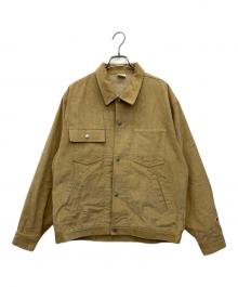 Champion（チャンピオン）の古着「コーデュロイスナップジャケット」｜ブラウン