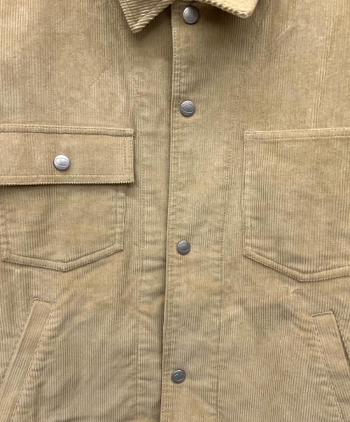 Champion（チャンピオン）Champion (チャンピオン) コーデュロイスナップジャケット ブラウン サイズ:Lの古着・服飾アイテム