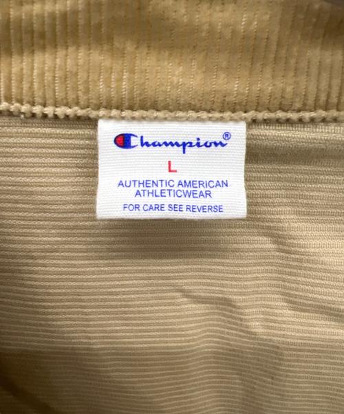 Champion（チャンピオン）Champion (チャンピオン) コーデュロイスナップジャケット ブラウン サイズ:Lの古着・服飾アイテム