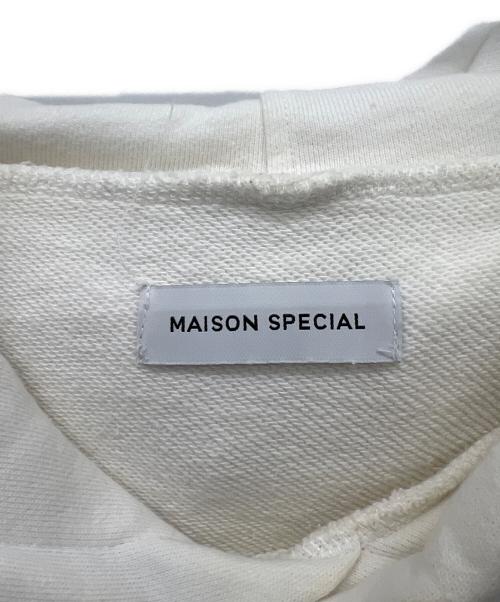 MAISON SPECIAL（メゾンスペシャル）MAISON SPECIAL (メゾンスペシャル) プルオーバーパーカー ホワイト サイズ:FREEの古着・服飾アイテム