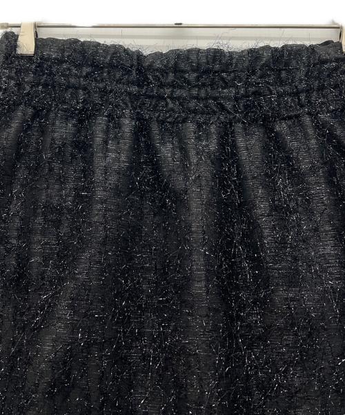 MAISON SPECIAL（メゾンスペシャル）MAISON SPECIAL (メゾンスペシャル) メタリックヤーンボリュームスカート ブラック サイズ:FREEの古着・服飾アイテム