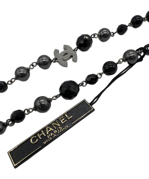 CHANEL（シャネル）CHANEL (シャネル) ココマークネックレス ブラックの古着・服飾アイテム