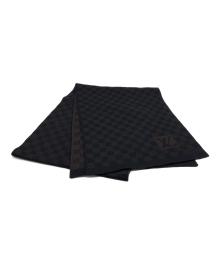 LOUIS VUITTON（ルイ ヴィトン）の古着「マフラー ダミエ」｜ブラウン