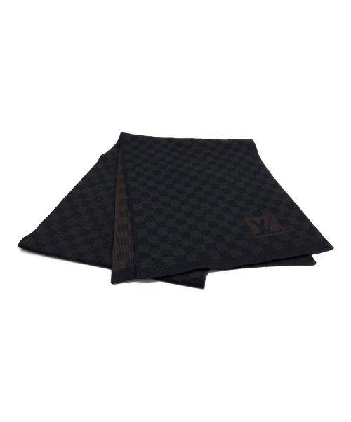 LOUIS VUITTON（ルイ ヴィトン）LOUIS VUITTON (ルイ ヴィトン) マフラー ダミエ ブラウンの古着・服飾アイテム