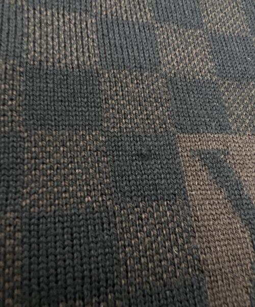 LOUIS VUITTON（ルイ ヴィトン）LOUIS VUITTON (ルイ ヴィトン) マフラー ダミエ ブラウンの古着・服飾アイテム