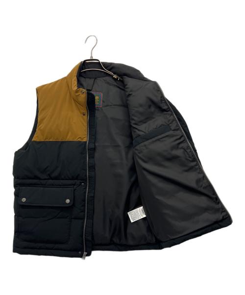Timberland（ティンバーランド）Timberland (ティンバーランド) 中綿ベスト ブラウン×ブラック サイズ:Lの古着・服飾アイテム