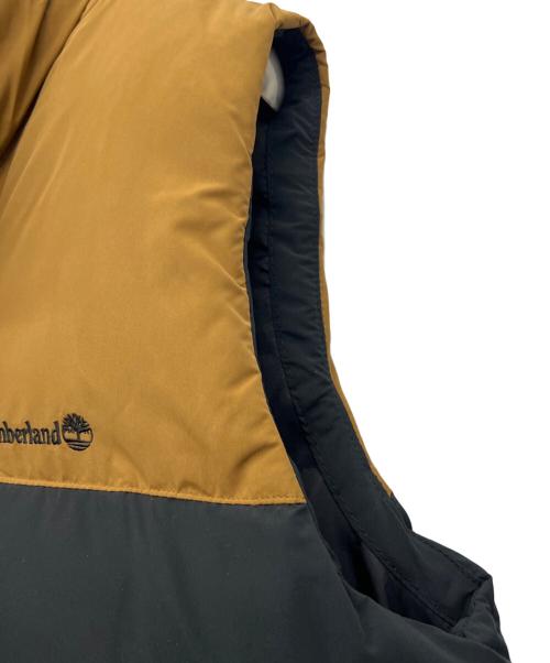Timberland（ティンバーランド）Timberland (ティンバーランド) 中綿ベスト ブラウン×ブラック サイズ:Lの古着・服飾アイテム
