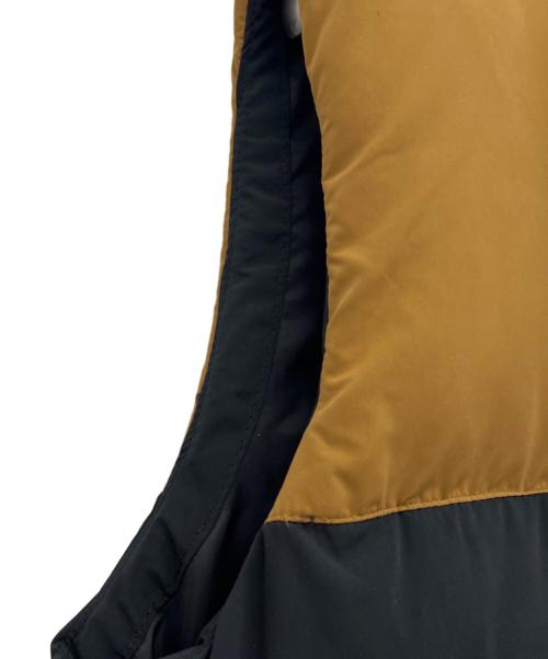 Timberland（ティンバーランド）Timberland (ティンバーランド) 中綿ベスト ブラウン×ブラック サイズ:Lの古着・服飾アイテム