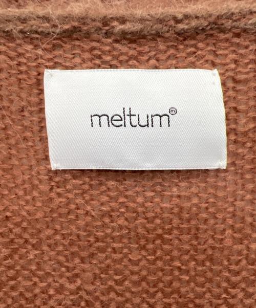 meltum（メルタム）meltum (メルタム) 厚手カーディガン ブラウン サイズ:Freeの古着・服飾アイテム