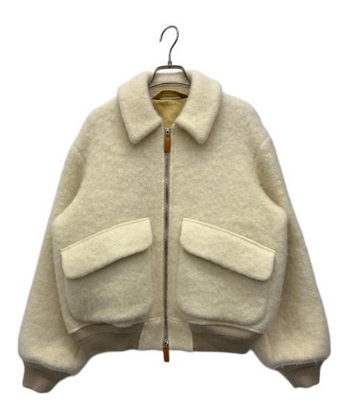 UNFIL（アンフィル）UNFIL (アンフィル) ボアジャケット ホワイト サイズ:１の古着・服飾アイテム