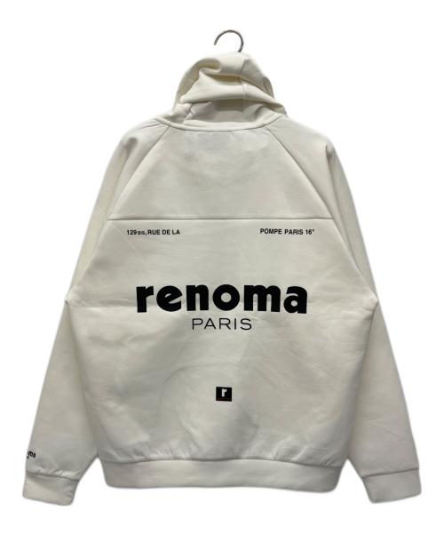 renoma（レノマ）renoma (レノマ) ジップパーカー ホワイト サイズ:Mの古着・服飾アイテム
