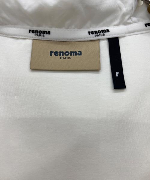 renoma（レノマ）renoma (レノマ) ジップパーカー ホワイト サイズ:Mの古着・服飾アイテム