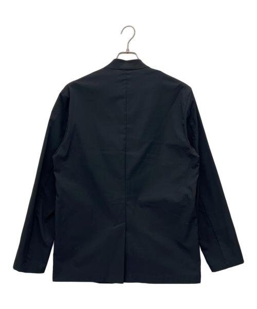 NEW BALANCE（ニューバランス）NEW BALANCE (ニューバランス) ピケノーカラージャケット ブラック サイズ:Mの古着・服飾アイテム