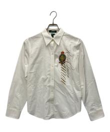 LAUREN RALPH LAUREN（ローレン ラルフ ローレン）の古着「長袖シャツ」｜ホワイト