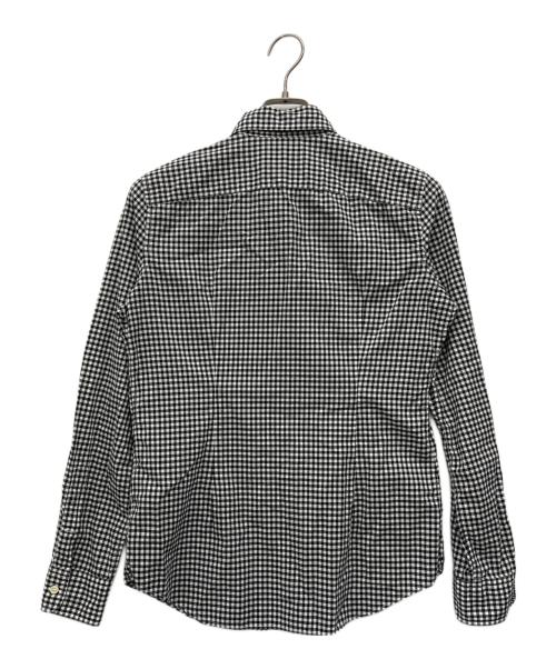 RALPH LAUREN（ラルフローレン）RALPH LAUREN (ラルフローレン) 長袖シャツ ホワイト×ブラック サイズ:8の古着・服飾アイテム