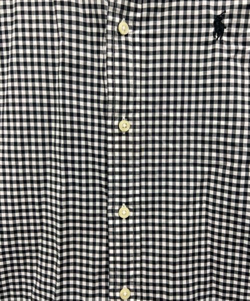 RALPH LAUREN（ラルフローレン）RALPH LAUREN (ラルフローレン) 長袖シャツ ホワイト×ブラック サイズ:8の古着・服飾アイテム