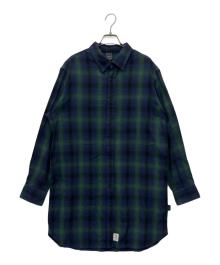 APPLEBUM（アップルバム）の古着「長袖シャツ」｜ネイビー×グリーン