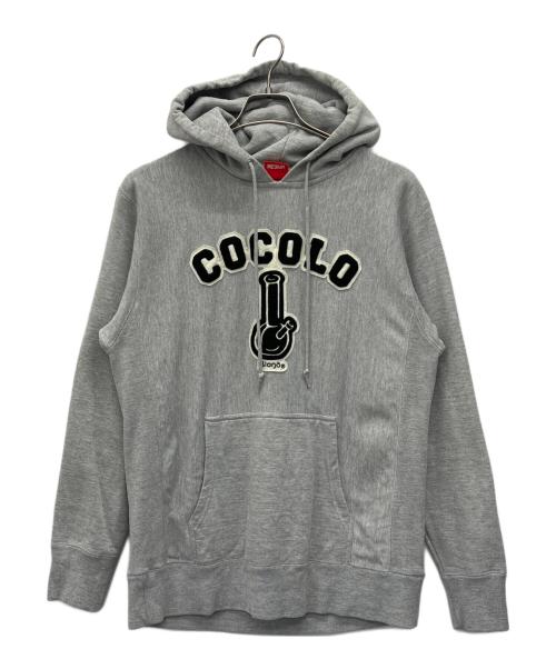 COCOLOBLAND（ココロブランド）COCOLOBLAND (ココロブランド) プルオーバーパーカー グレー サイズ:Mの古着・服飾アイテム