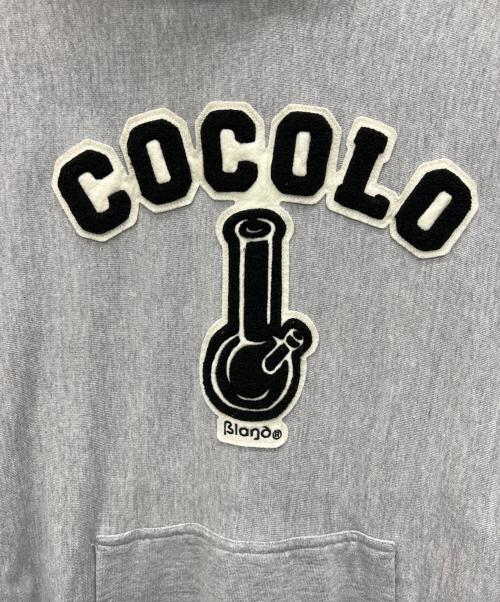 COCOLOBLAND（ココロブランド）COCOLOBLAND (ココロブランド) プルオーバーパーカー グレー サイズ:Mの古着・服飾アイテム