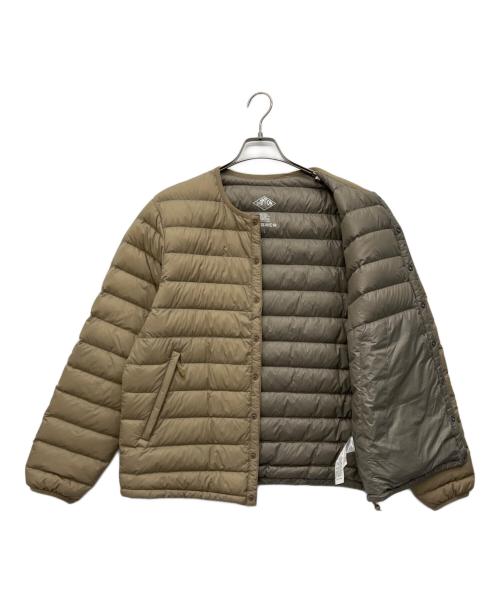 DANTON（ダントン）DANTON (ダントン) ダウンジャケット ベージュ サイズ:Lの古着・服飾アイテム