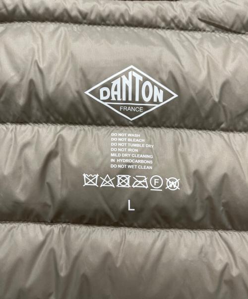 DANTON（ダントン）DANTON (ダントン) ダウンジャケット ベージュ サイズ:Lの古着・服飾アイテム