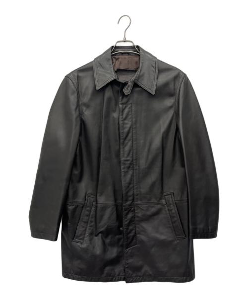 BALLY（バリー）BALLY (バリー) ラムレザーコート ブラウン サイズ:48の古着・服飾アイテム