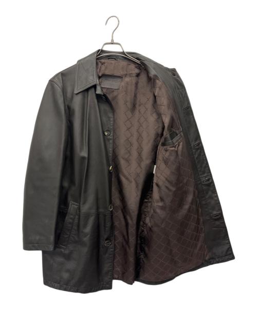 BALLY（バリー）BALLY (バリー) ラムレザーコート ブラウン サイズ:48の古着・服飾アイテム