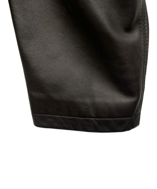 BALLY（バリー）BALLY (バリー) ラムレザーコート ブラウン サイズ:48の古着・服飾アイテム