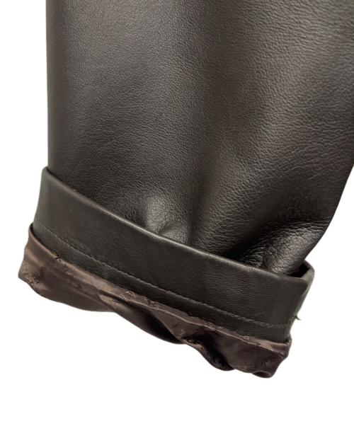 BALLY（バリー）BALLY (バリー) ラムレザーコート ブラウン サイズ:48の古着・服飾アイテム