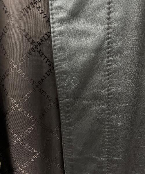 BALLY（バリー）BALLY (バリー) ラムレザーコート ブラウン サイズ:48の古着・服飾アイテム