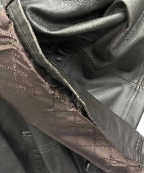 BALLY（バリー）BALLY (バリー) ラムレザーコート ブラウン サイズ:48の古着・服飾アイテム
