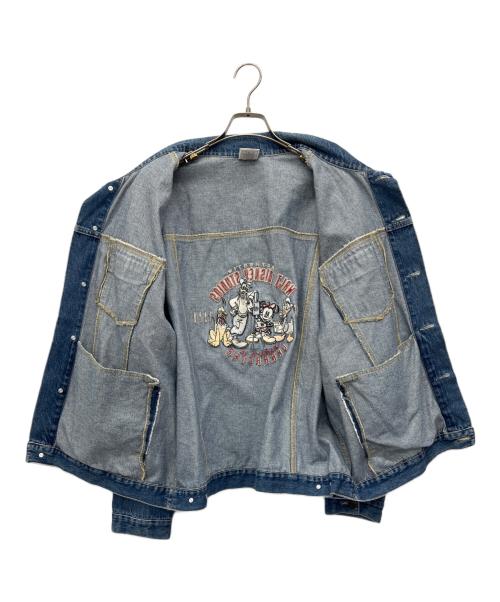 THE Disney Store（ザ ディズニー ストア）THE Disney Store (ザ ディズニー ストア) デニムジャケット ブルー サイズ:Lの古着・服飾アイテム