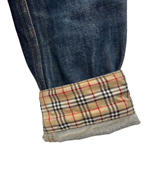 BURBERRY BLUE LABEL（バーバリー ブルー レーベル）BURBERRY BLUE LABEL (バーバリー ブルー レーベル) デニムジャケット ネイビー サイズ:38の古着・服飾アイテム