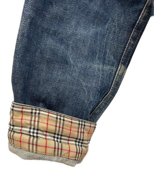 BURBERRY BLUE LABEL（バーバリー ブルー レーベル）BURBERRY BLUE LABEL (バーバリー ブルー レーベル) デニムジャケット ネイビー サイズ:38の古着・服飾アイテム