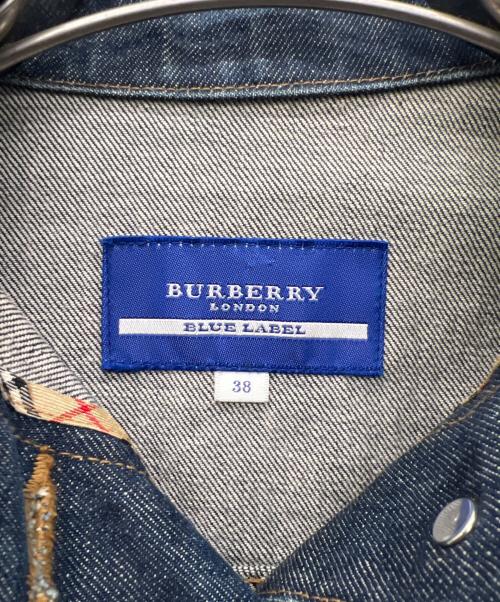BURBERRY BLUE LABEL（バーバリー ブルー レーベル）BURBERRY BLUE LABEL (バーバリー ブルー レーベル) デニムジャケット ネイビー サイズ:38の古着・服飾アイテム