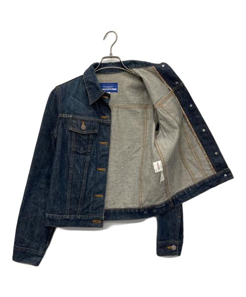 BURBERRY BLUE LABEL（バーバリー ブルー レーベル）BURBERRY BLUE LABEL (バーバリー ブルー レーベル) デニムジャケット ネイビー サイズ:38の古着・服飾アイテム
