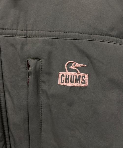 CHUMS（チャムス）CHUMS (チャムス) インフィニアム リバーシブルフーディー ベージュ×オリーブ サイズ:Mの古着・服飾アイテム