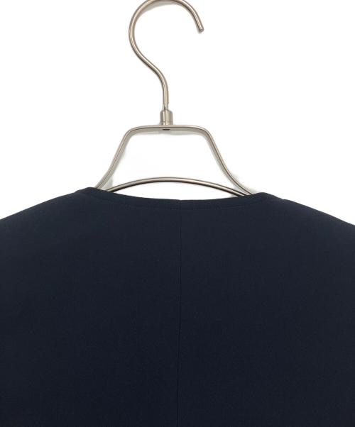 theory luxe（セオリーリュクス）theory luxe (セオリーリュクス) ノーカラージャケット ネイビー サイズ:SIZE 32の古着・服飾アイテム
