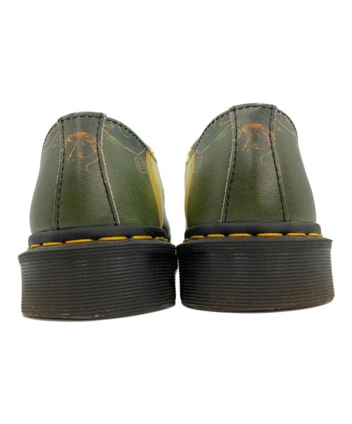 Dr.Martens（ドクターマーチン）Dr.Martens (ドクターマーチン) 受胎告知 グリーン×イエロー サイズ:UK5の古着・服飾アイテム