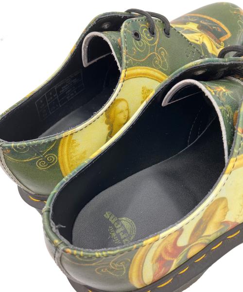 Dr.Martens（ドクターマーチン）Dr.Martens (ドクターマーチン) 受胎告知 グリーン×イエロー サイズ:UK5の古着・服飾アイテム