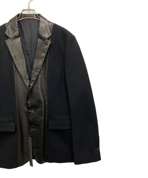 ISAMU KATAYAMA BACKLASH（イサムカタヤマ・バックラッシュ）ISAMU KATAYAMA BACKLASH (イサムカタヤマ・バックラッシュ) 切替ジャケット ブラック サイズ:Mの古着・服飾アイテム