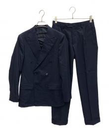 UNITED ARROWS（ユナイテッドアローズ）の古着「サージ3ボタンダブルスーツ」｜ネイビー