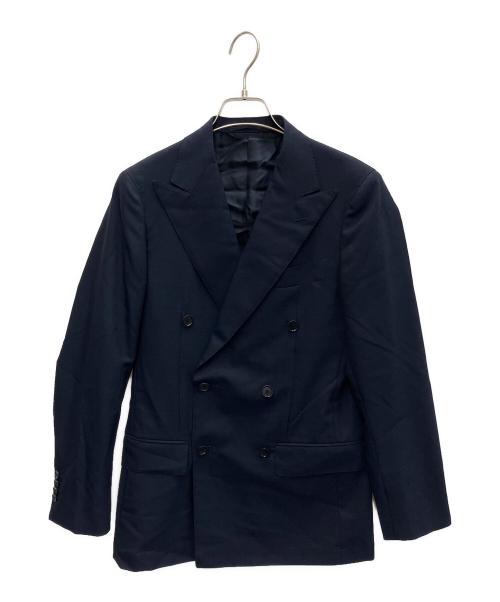 UNITED ARROWS（ユナイテッドアローズ）UNITED ARROWS (ユナイテッドアローズ) サージ3ボタンダブルスーツ ネイビー サイズ:42の古着・服飾アイテム