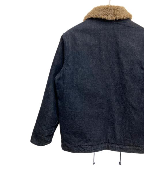 DENIME（ドゥニーム）DENIME (ドゥニーム) HOUSTON (ヒューストン) N-1デッキジャケット インディゴ サイズ:SIZE36の古着・服飾アイテム